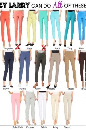 Krazy Larry P-507 Ankle Pants Solids