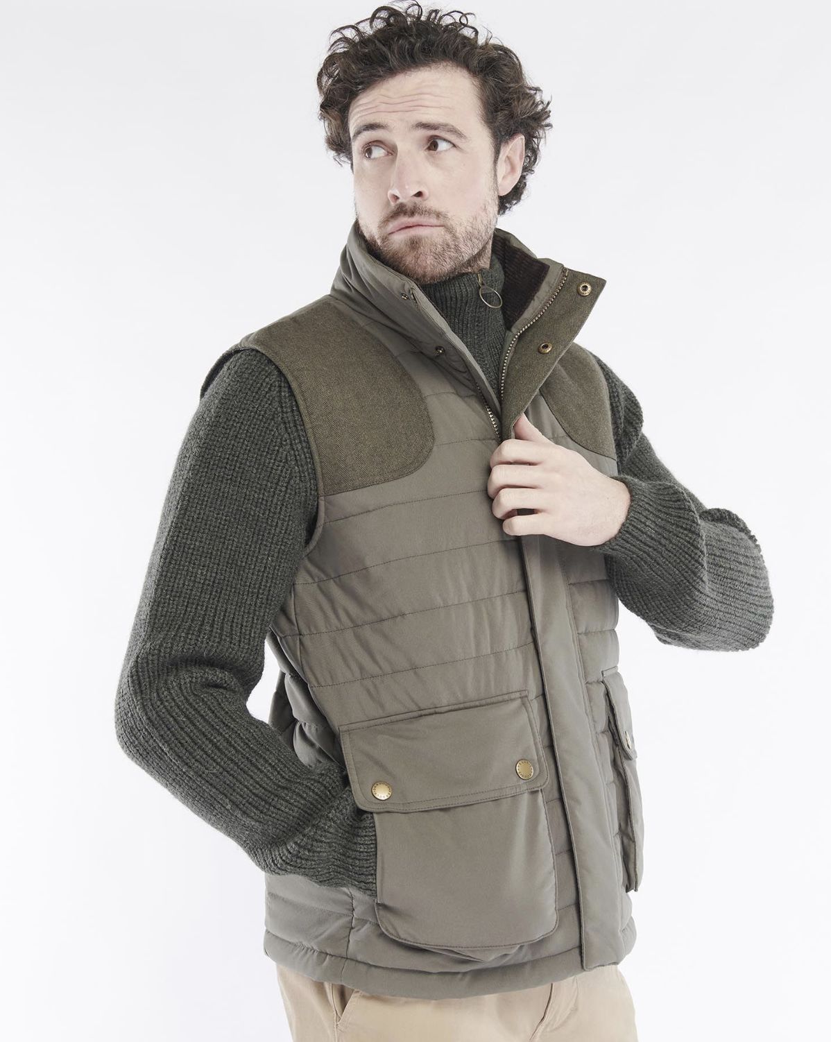 Barbour bradford baffle quilted hot sale gilet