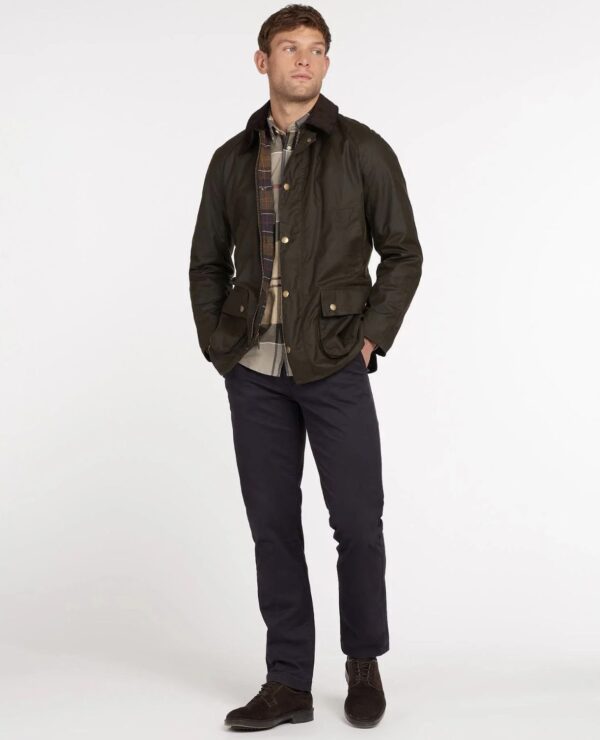 Barbour Ashby Waxed Jacket - Image 4