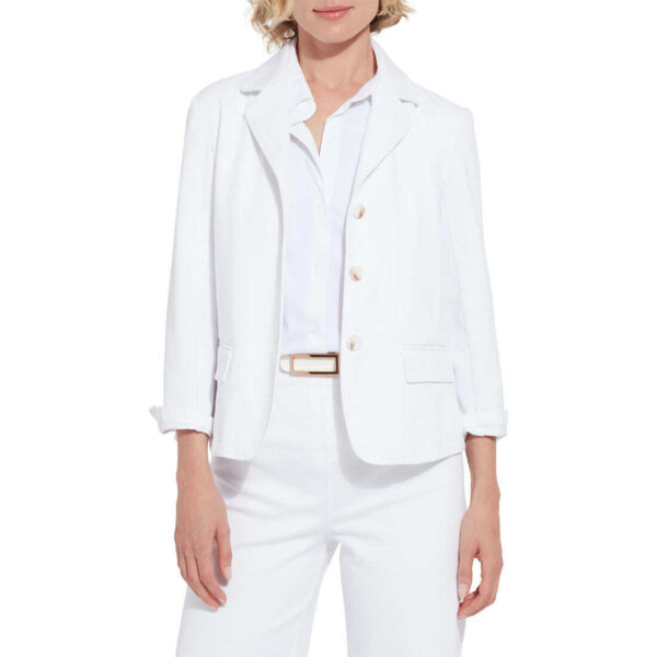 Lyssé Della Denim Cropped Blazer