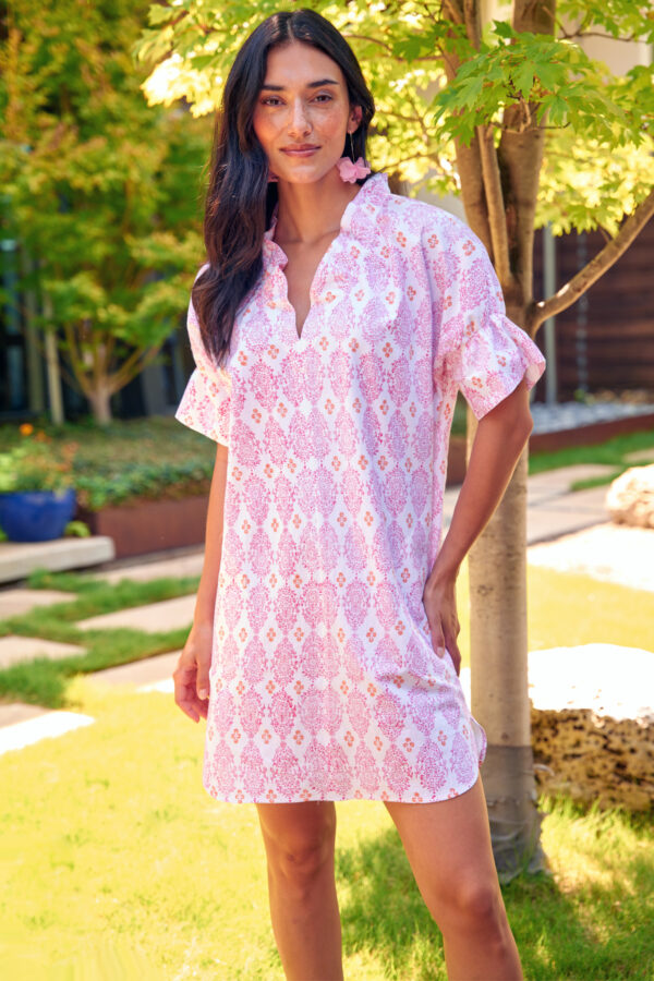 Finley Crosby Dress in Vara Dogwood