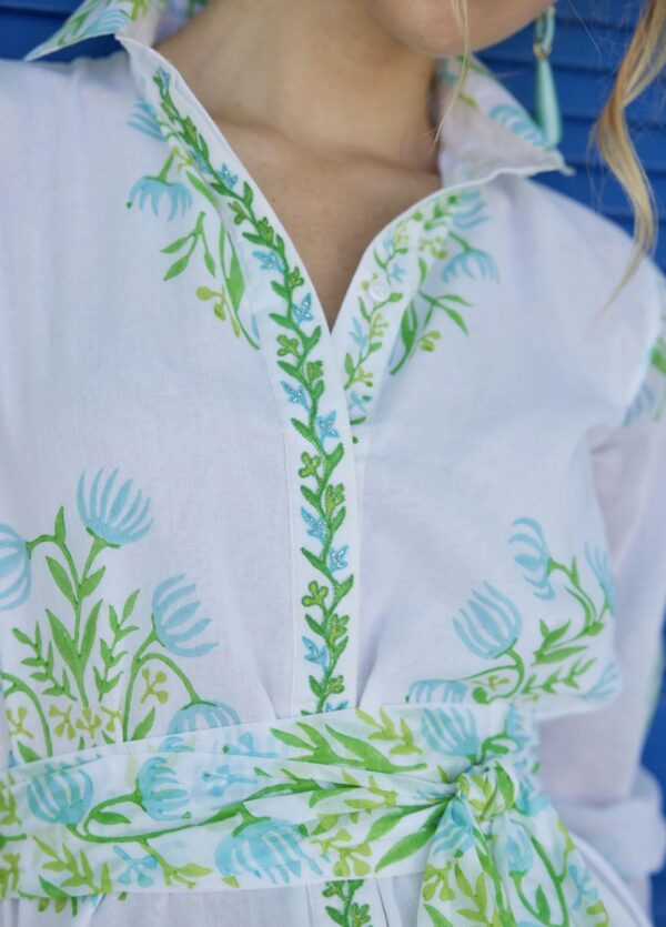 Bella Tu Peyton Shirtdress in Tulips - Image 4