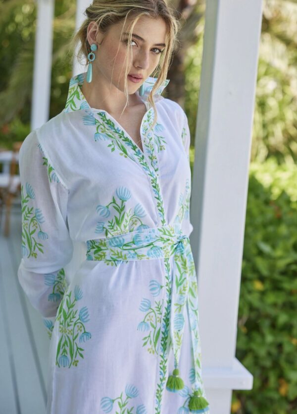 Bella Tu Peyton Shirtdress in Tulips - Image 6
