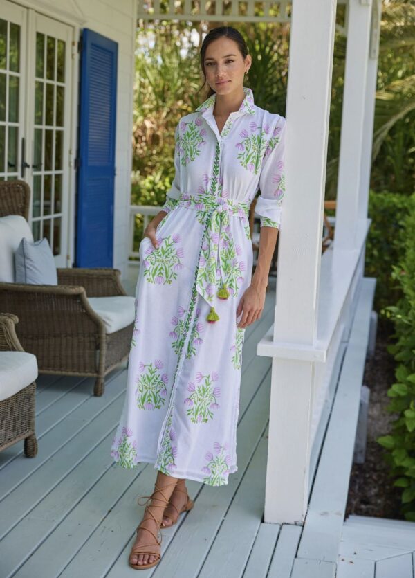 Bella Tu Peyton Shirtdress in Tulips - Image 8