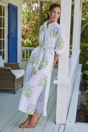 Bella Tu Peyton Shirtdress in Tulips