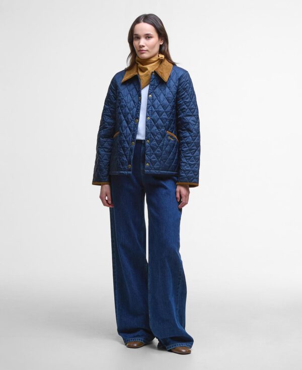 Barbour Icons Cropped Liddesdale Quilted Jacket - Image 3