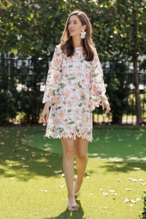 Duffield Lane Brinkley Dress in Floral Lace (FINAL SALE)