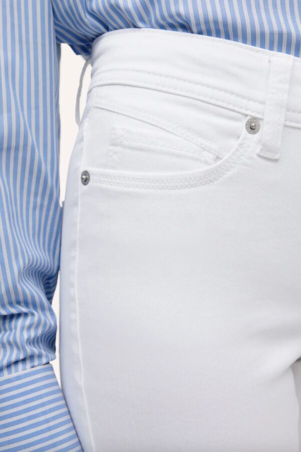 CAMBIO Parla White Stretch Denim Jean (FINAL SALE) - Image 3