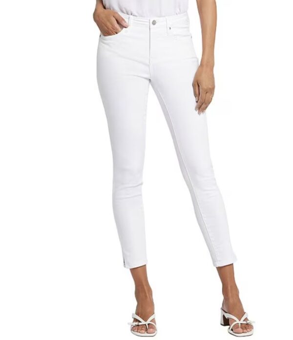 NYDJ Ami Stretch Denim Skinny Leg Ankle Jeans in White (FINAL SALE)