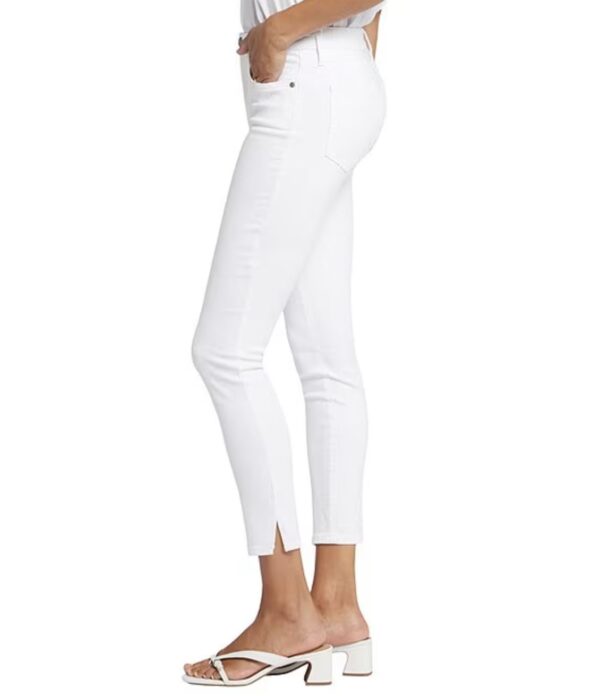 NYDJ Ami Stretch Denim Skinny Leg Ankle Jeans in White (FINAL SALE) - Image 2