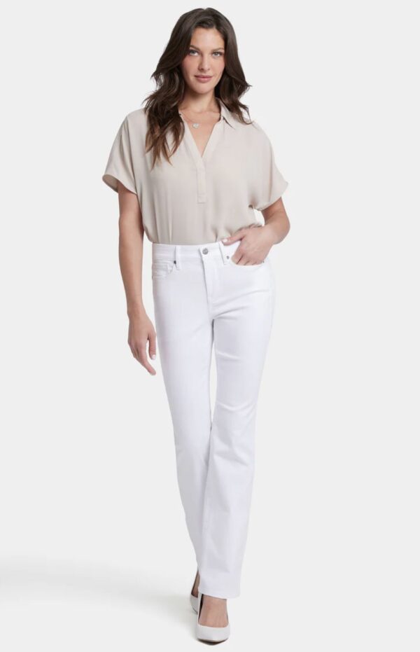 NYDJ Barbara Bootcut Jeans in Optic White (FINAL SALE) - Image 2
