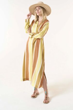 One Season Bazaar Stripe Moroccan Stripe In Citrine (FINAL SALE)