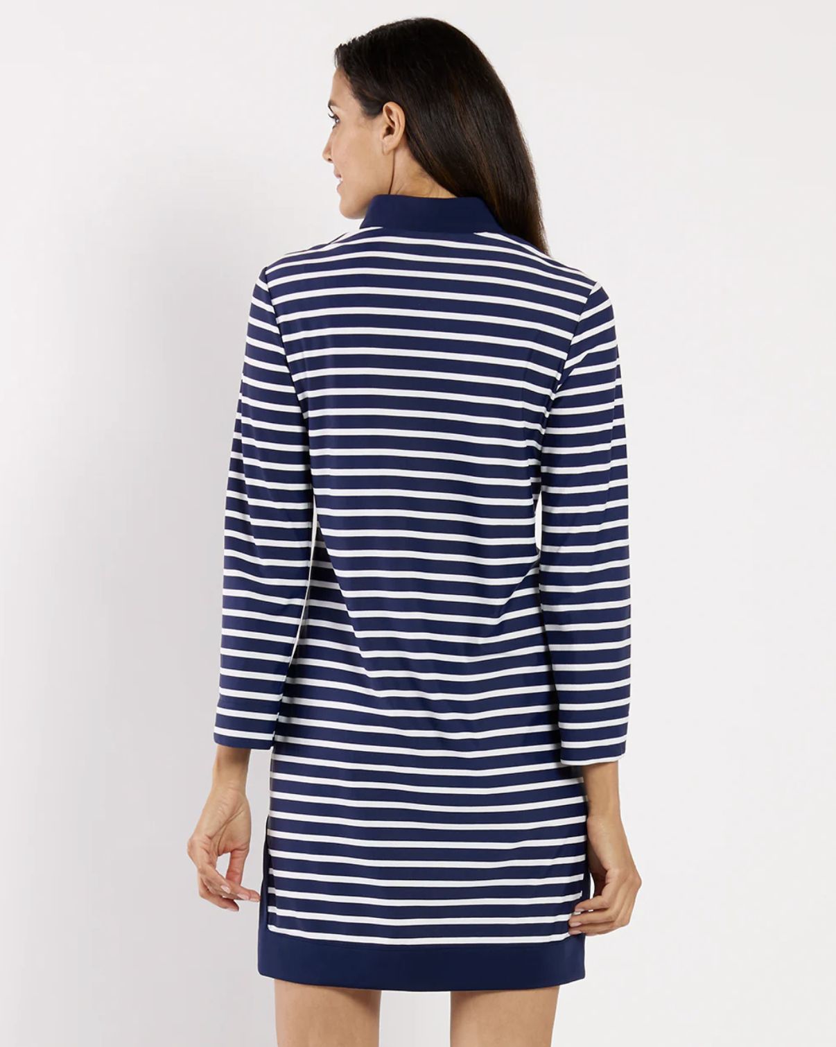 Jude Connally Kate Dress Jude Cloth in Everyday Stripe in Navy/white (FINAL SALE) - Image 5