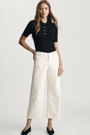 Mavi Paloma Marine Wide Leg | Corduroy