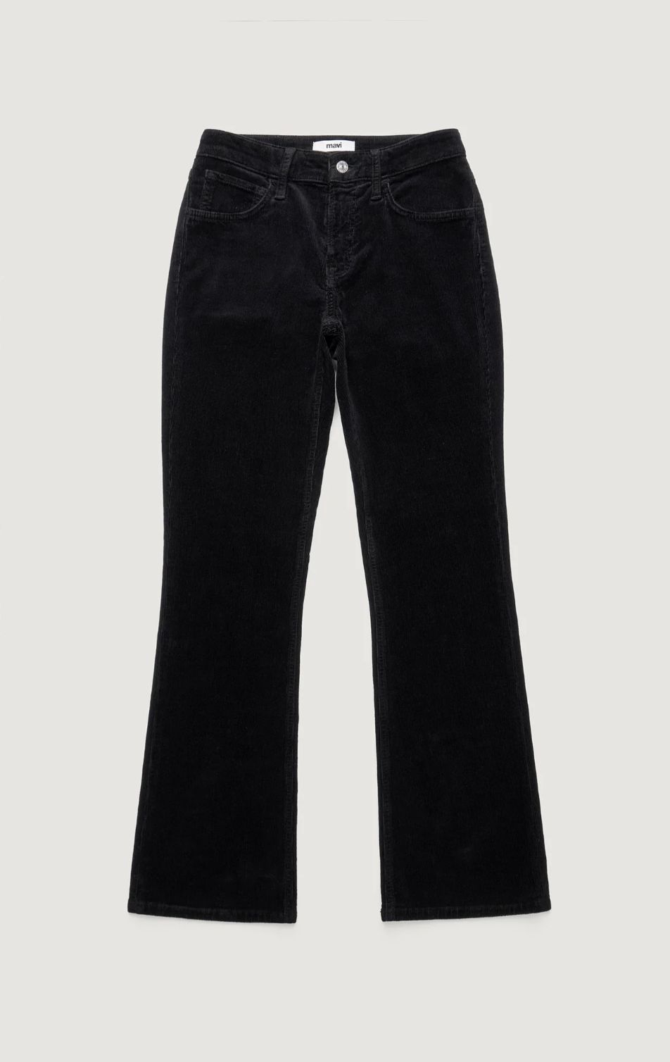 Mavi Molly Bootcut Pants | Black Corduroy - Image 2