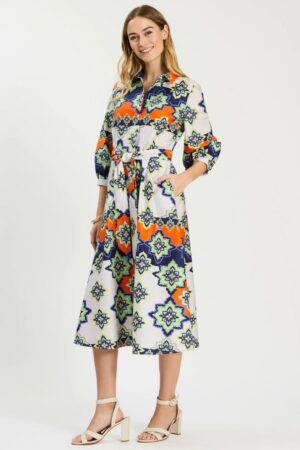 Tyler Böe Sloane Mosaic Midi Dress