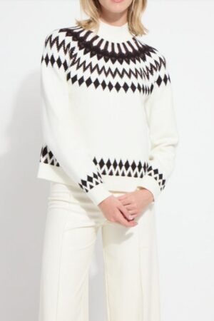 Lyssé Solstice Fair Isle Sweater